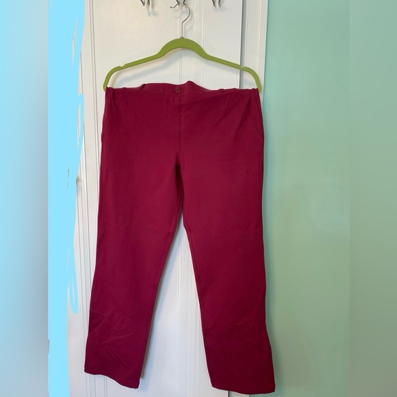 NWOT Betabrand Boot-Cut DPYP in delicious Raspberry size XL petite - Picture 5 of 7
